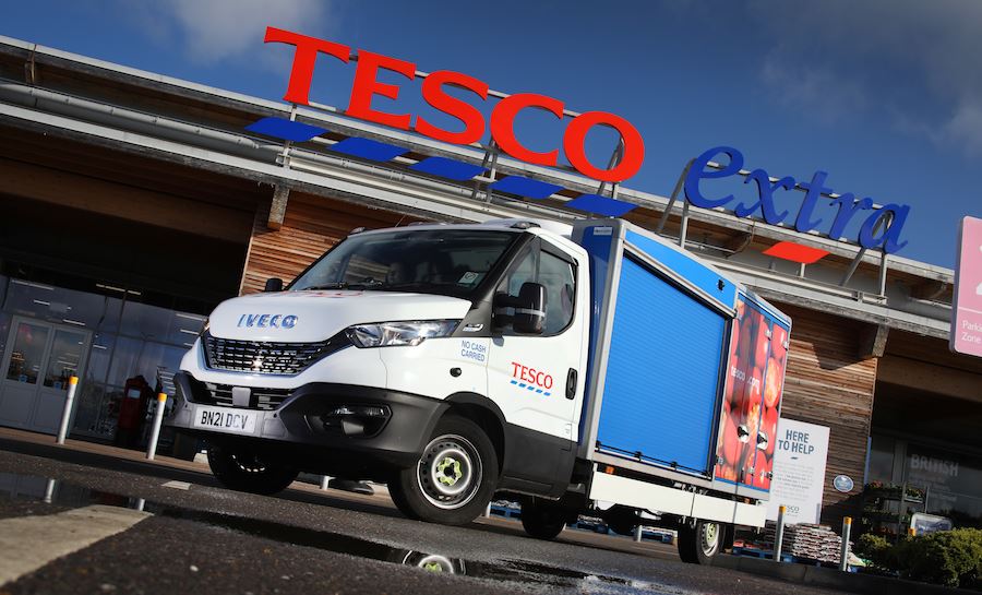 IVECO Daily continues to deliver the goods for supermarket giant, as Tesco.com adds 645 to home delivery fleet